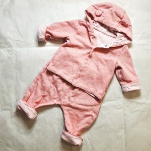 *GWP* Gap Baby (3-6M) Reversible Hoodie Set